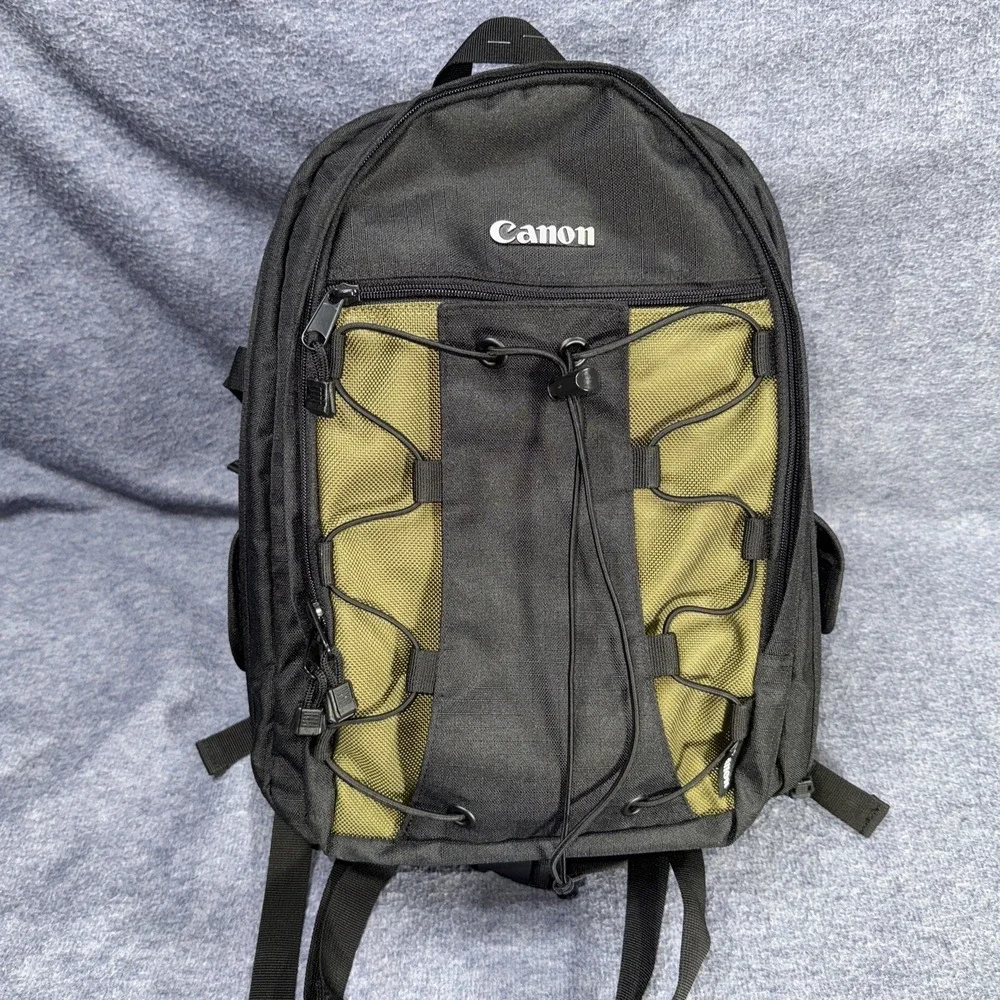 Canon Deluxe Backpack 200EG Camera Bag -‎ 6229A003 Olive Green / Black